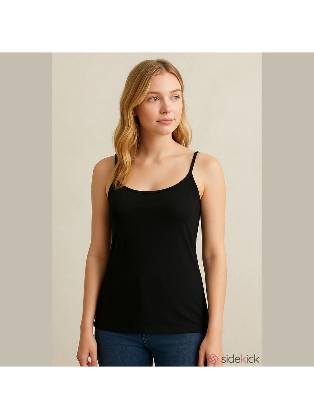 GIII Apparel Group MNY black adjustable strap cami Woman’s Small